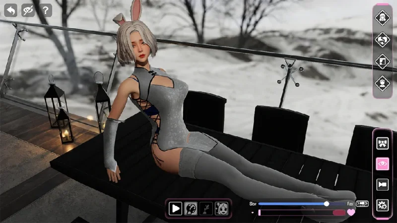 PC电脑 [自由精品/动态/SLG/CV]雪山别墅与三个妹子 步-次元总站